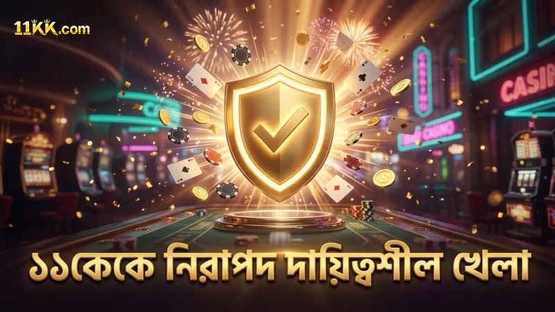 ১১কেকে দায়িত্বশীল খেলার মাধ্যমে নিরাপত্তা নিশ্চিত করে।