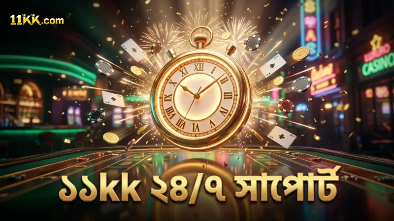 ২৪/৭ সক্রিয় ১১kk সাপোর্ট টিম দ্রুত প্রতিক্রিয়া দেয়
