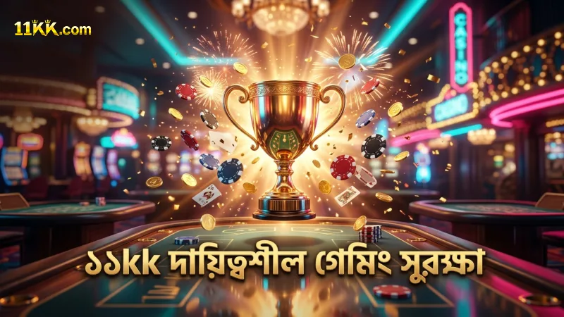 দায়িত্বশীল গেমিংয়ে ১১kk এর প্লেয়ার সুরক্ষার প্রতীক