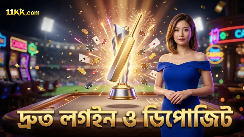 দ্রুত লগইন ও ডিপোজিটের মাধ্যমে খেলা শুরু করতে পারেন