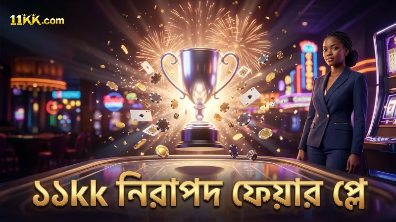 ১১kk নিরাপদ ও ফেয়ার প্লে নিশ্চিত করে খেলোয়াড়দের।