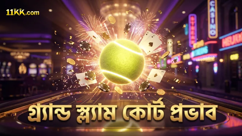 গ্র্যান্ড স্ল্যাম কোর্টের প্রভাব টেনিস বেটিংয়ে গুরুত্বপূর্ণ।